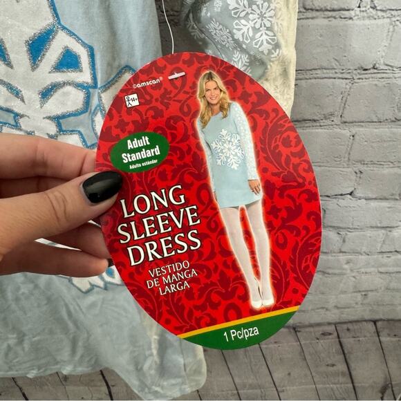 Snowflake Women’s Halloween Costume Dress - Picture 2 of 4